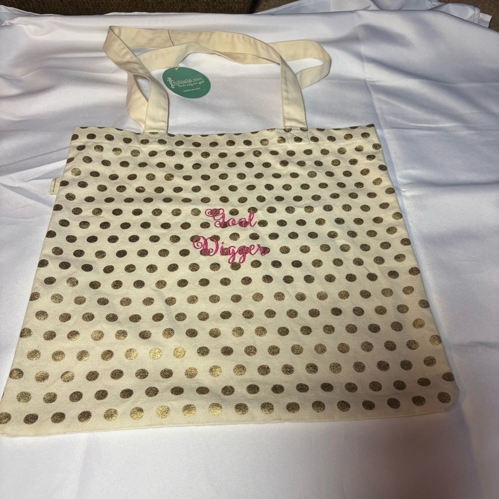 Initials Inc. Canvas Tote Bag “Goal Digger”